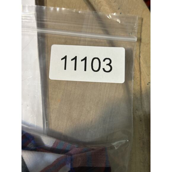 American Hero Shirt Mens Medium Red Plaid Western Pearl Snap Short Sleeve Cowboy - Picture 8 of 8